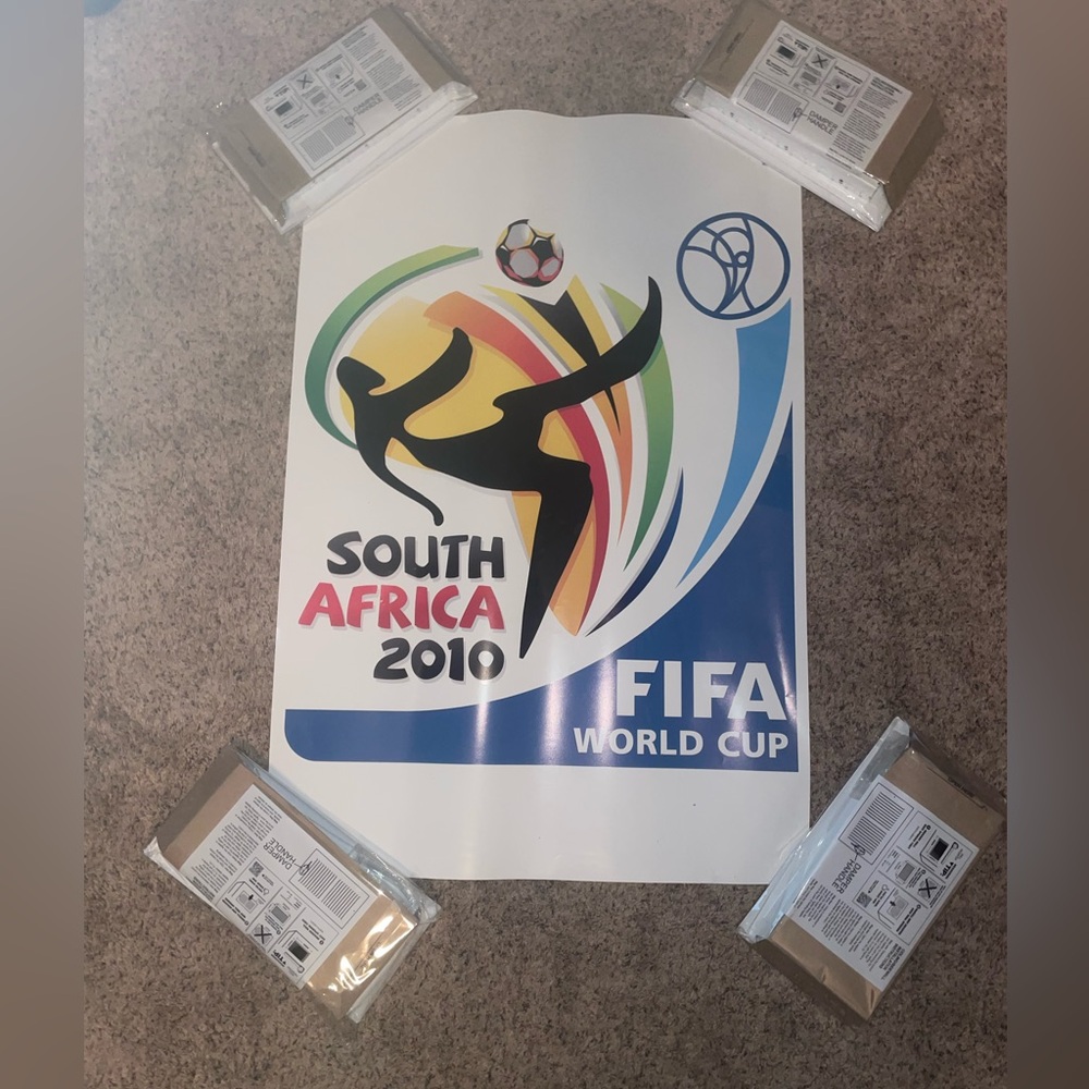 Officially Licensed 2010 World Cup Soccer Framed Poster in South Africa